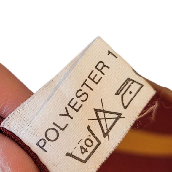 Vintage Italian Unisex Golf Print Houndstooth Satin Scarf OS - Picture 4 of 6